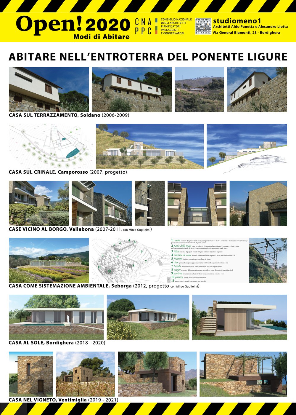 OPEN 2020, abitare nell'entroterra del Ponente ligure